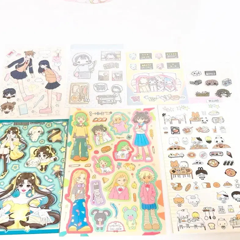 [BUNJANG] Various Stickers Bundle Set / 다꾸스티커 일괄/다꾸일괄/히나쿠우/모난베어/인물다꾸/다꾸띵/인물스티커