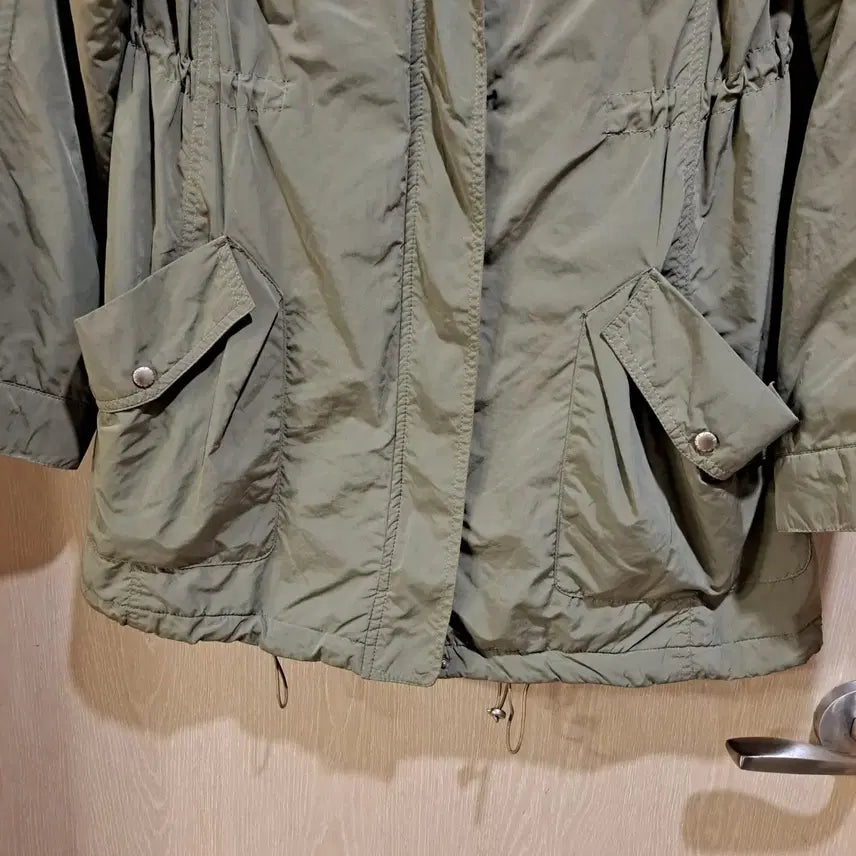 [BUNJANG] Joinus Khaki Hooded Field Jacket (Size 66) / 조이너스 카키색 후드 야상 점퍼사이즈66