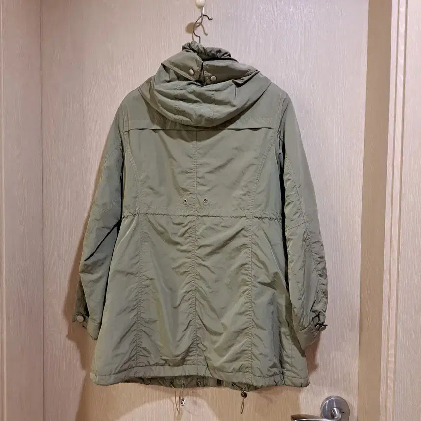 [BUNJANG] Joinus Khaki Hooded Field Jacket (Size 66) / 조이너스 카키색 후드 야상 점퍼사이즈66