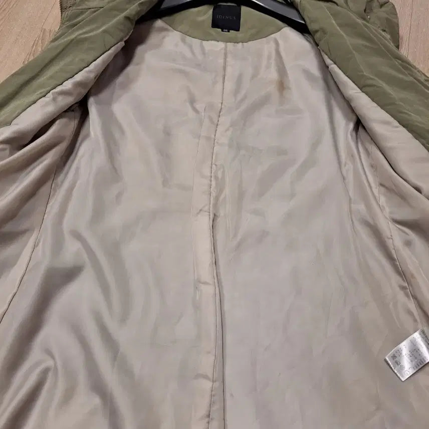 [BUNJANG] Joinus Khaki Hooded Field Jacket (Size 66) / 조이너스 카키색 후드 야상 점퍼사이즈66