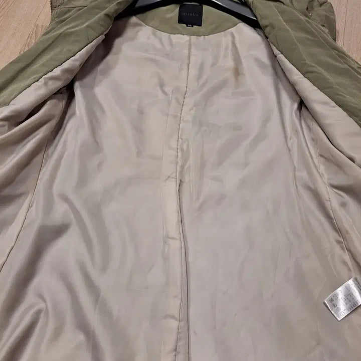 [BUNJANG] Joinus Khaki Hooded Field Jacket (Size 66) / 조이너스 카키색 후드 야상 점퍼사이즈66
