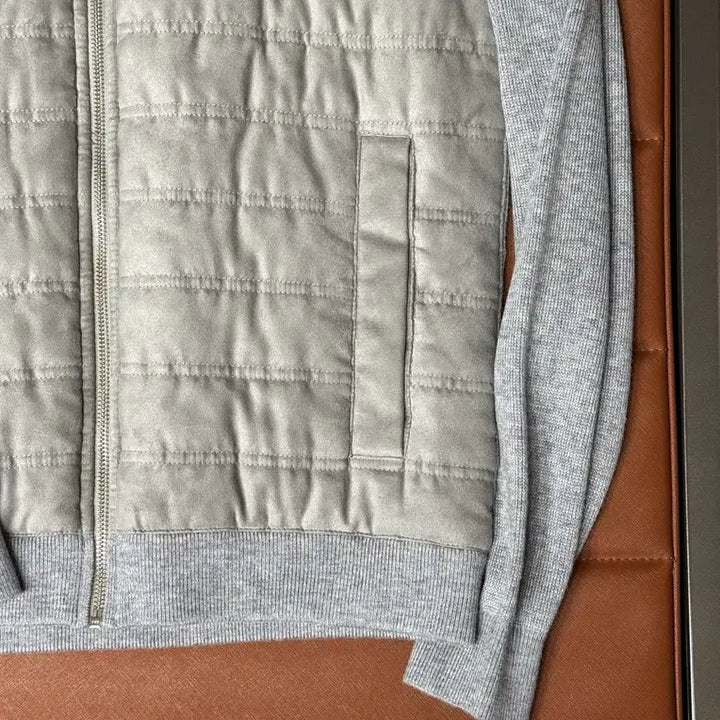 [BUNJANG] REISS Men's Suede Zip-Up Jacket (Size 100) / 리스(REISS) 남성 집업 스웨이드 점퍼 100