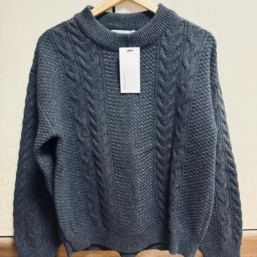 [SOLD OUT] LE17셉템버 옴므 케이블니트
