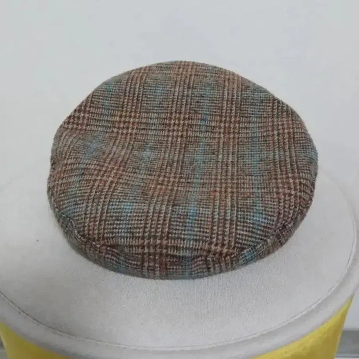 [BUNJANG] Zara Check Wool Hat / 여성 자라 체크 울 모자 헌팅캡
