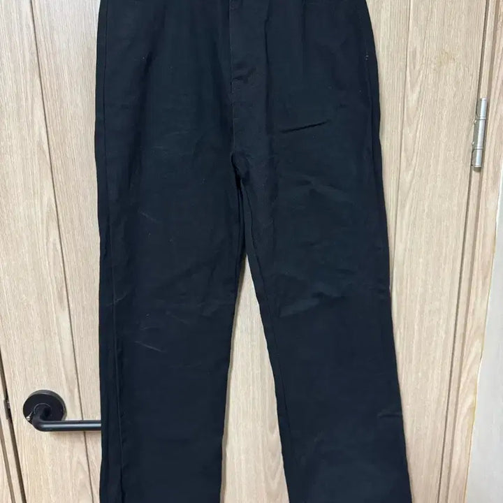 [BUNJANG] Hotping Molly Fleece-Lined Wide Pants (Black) - Size S / 새상품>핫핑 [블랙] 몰리 기모 와이드팬츠 S(26~27)