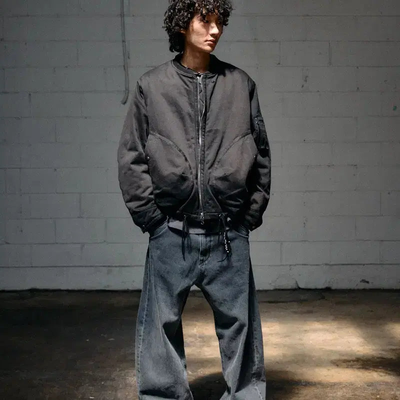[BUNJANG] Hatching Room Boxer MA-1 Jacket / 해칭룸 Boxer Ma-1 자켓