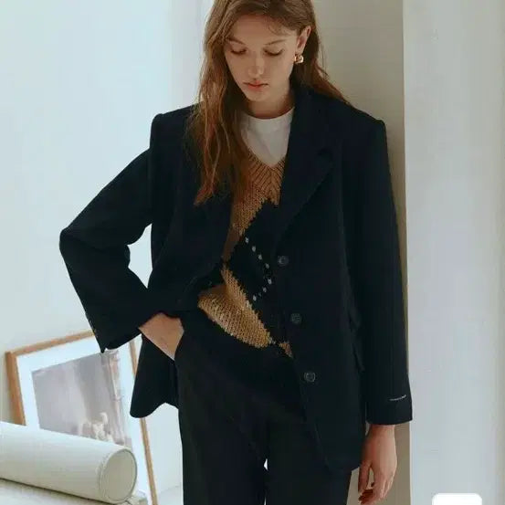 [BUNJANG] On&On Cashmere Handmade Jacket / 온앤온 캐시미어 핸드메이드 자켓