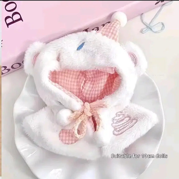 [BUNJANG] 10cm Doll Clothes Cape Set / 10cm 솜옷 떨옷 망토 케이프 무속성 일괄