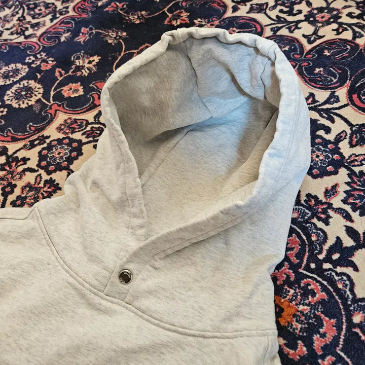 [BUNJANG] 윌비플레이 24fw 스냅 후드 오트밀 / 윌비플레이 24fw 스냅 후드 오트밀