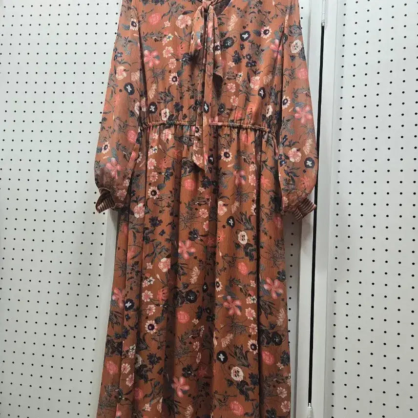 [BUNJANG] Thursday Island Floral Chiffon Long Dress S / (000976)Thursday Island 플라워 쉬폰 롱 원피스S