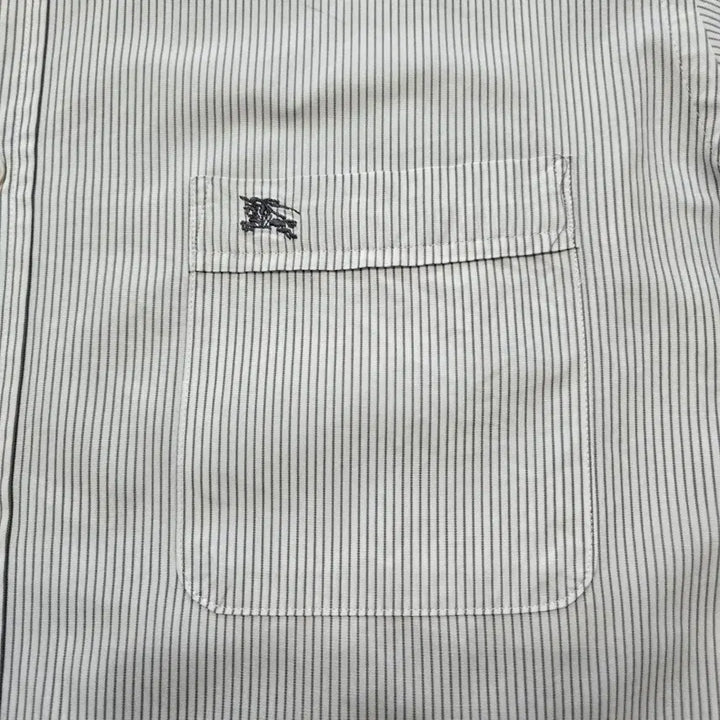[BUNJANG] Burberry Black Label Striped Long Sleeve Shirt / 90~95) 버버리 블랙라벨 스트라이프 긴팔 셔츠