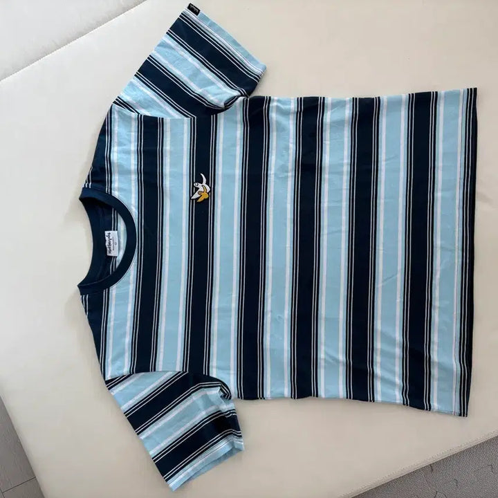 [BUNJANG] Mark Gonzales Stripe T-shirt (L) / 마크 곤잘레스 스트라이프 반팔티(L사이즈) 새거