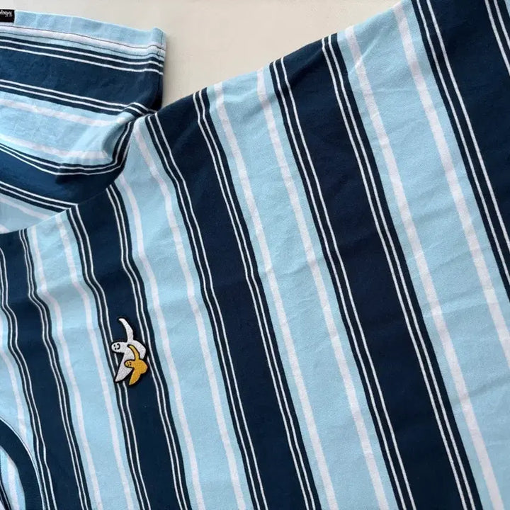 [BUNJANG] Mark Gonzales Stripe T-shirt (L) / 마크 곤잘레스 스트라이프 반팔티(L사이즈) 새거