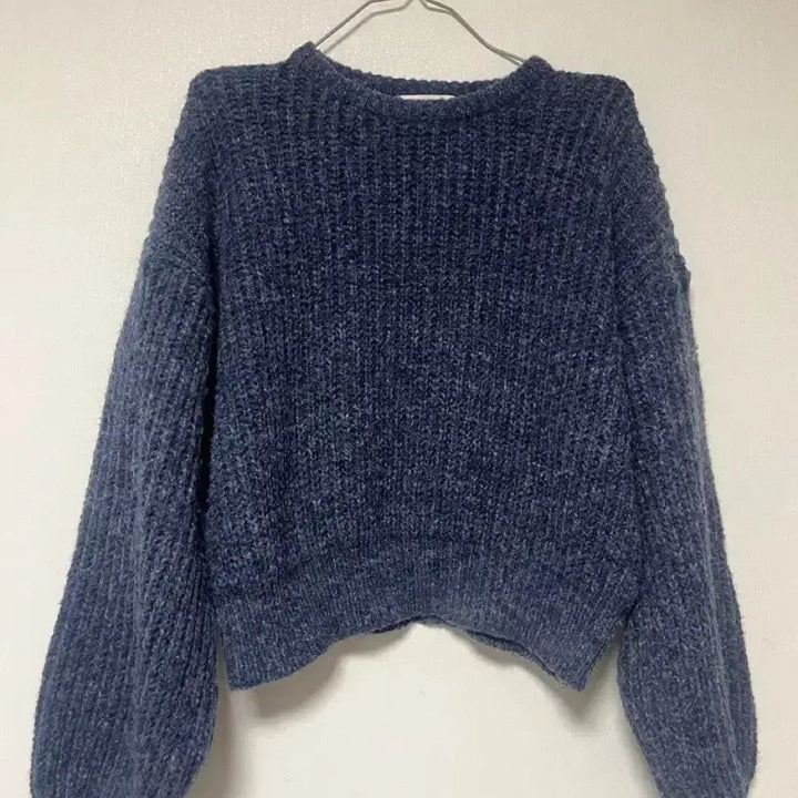 [BUNJANG] Brocashi Navy Knit Sweater / 보카시 하찌 블루네이비 니트