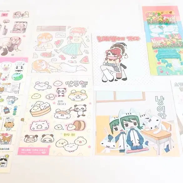 [BUNJANG] Various Stickers Bundle Set / 다꾸스티커 일괄/다꾸일괄/인물다꾸/모난베어/쮸라벨/모서리스튜디오/다꾸처분