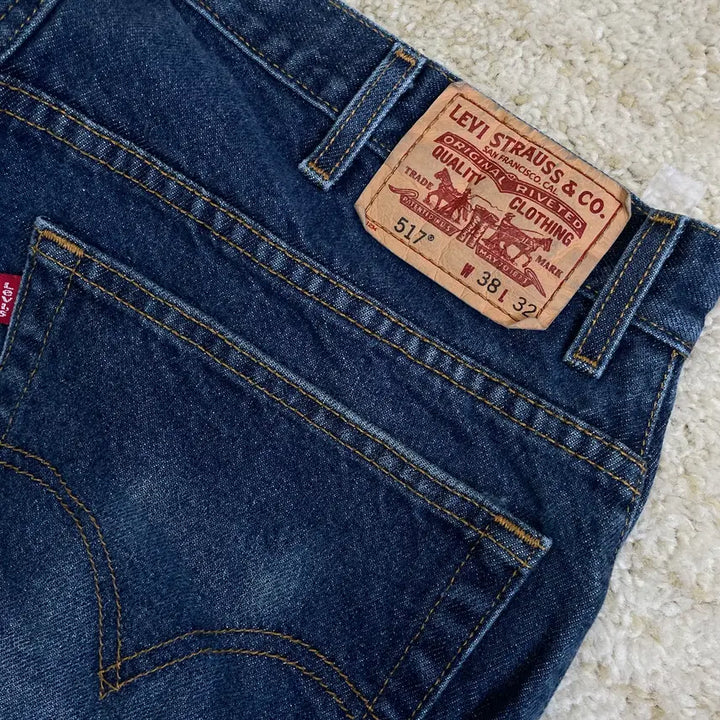 [BUNJANG] Levi's 517 Bootcut Jeans / [38x32] 00s 리바이스 517 부츠컷 중청 워싱 진 데님