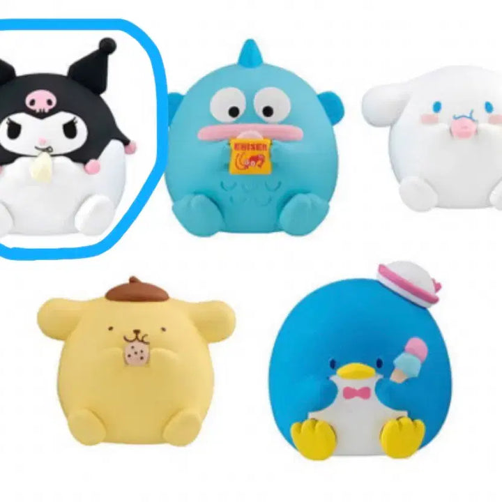 [BUNJANG] Sanrio Kuromi Gacha Figure / 새상품> 산리오 너무 많이 먹어서 돼지 쿠로미 가챠