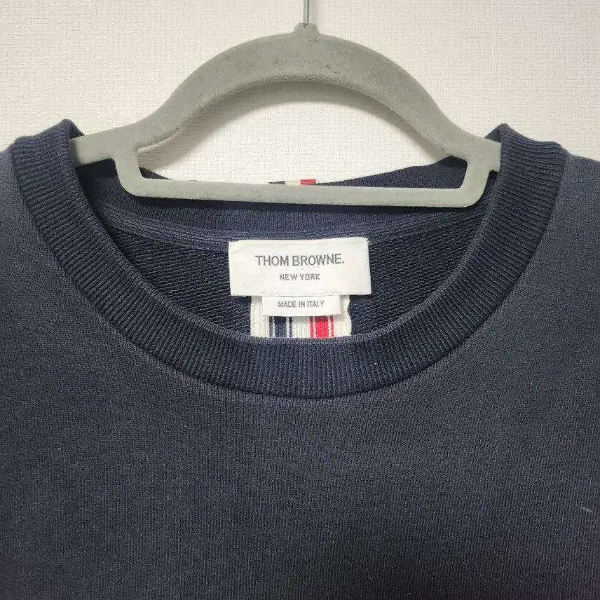 [BUNJANG] Thom Browne Tricolor Sweatshirt / 톰브라운 백삼선 맨투맨