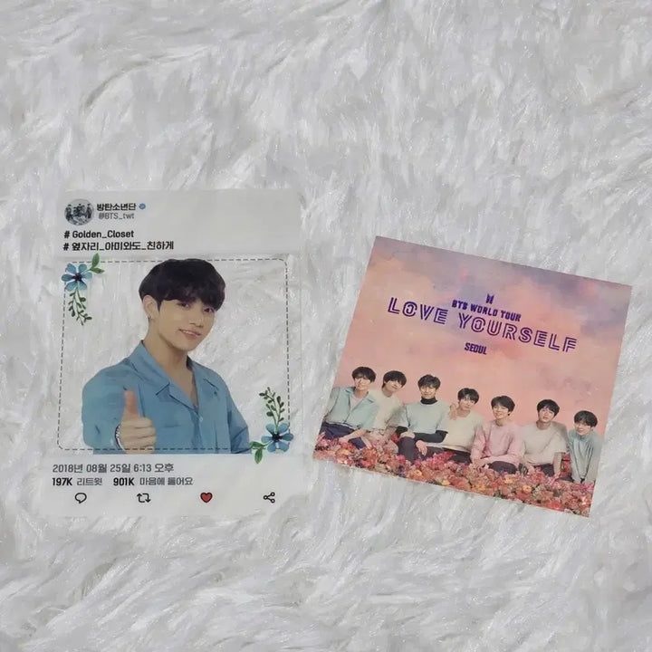 [BUNJANG] BTS Jungkook Love Yourself Speak Yourself ARMY Booth Transparent Photocard / 럽셀콘 아미부스 투명 포토카드 - 정국