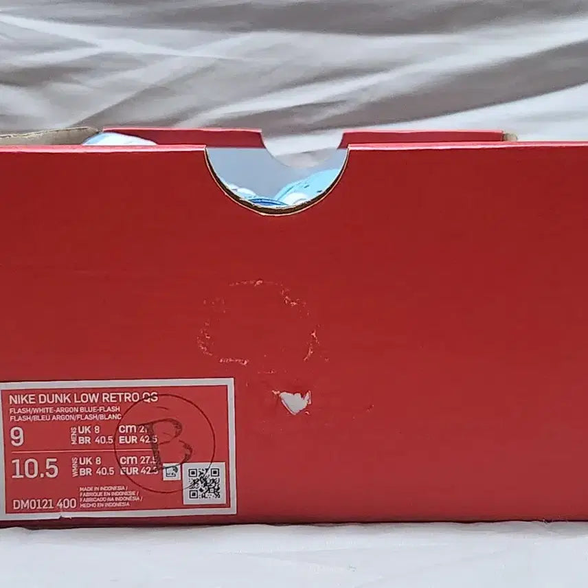 [BUNJANG] Nike Dunk Low Retro QS Argon Sneakers / 나이키 덩크 로우 레트로 QS 아르곤 (270mm)