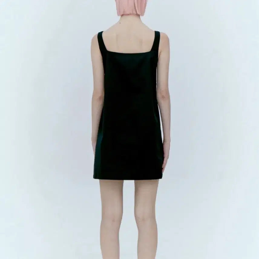 [BUNJANG] Rest &amp; Recreation Square Neck Mini Dress - Black / [새상품] 레스트앤레크레이션 스퀘어넥 미니 드레스 블랙 s