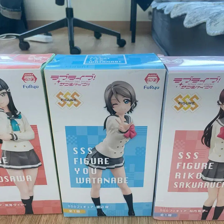 [BUNJANG] Furyu Love Live! SSS Figure Bundle Set / 후류 러브라이브 SSS 피규어 쿠로사와/와타나베/사쿠라우치