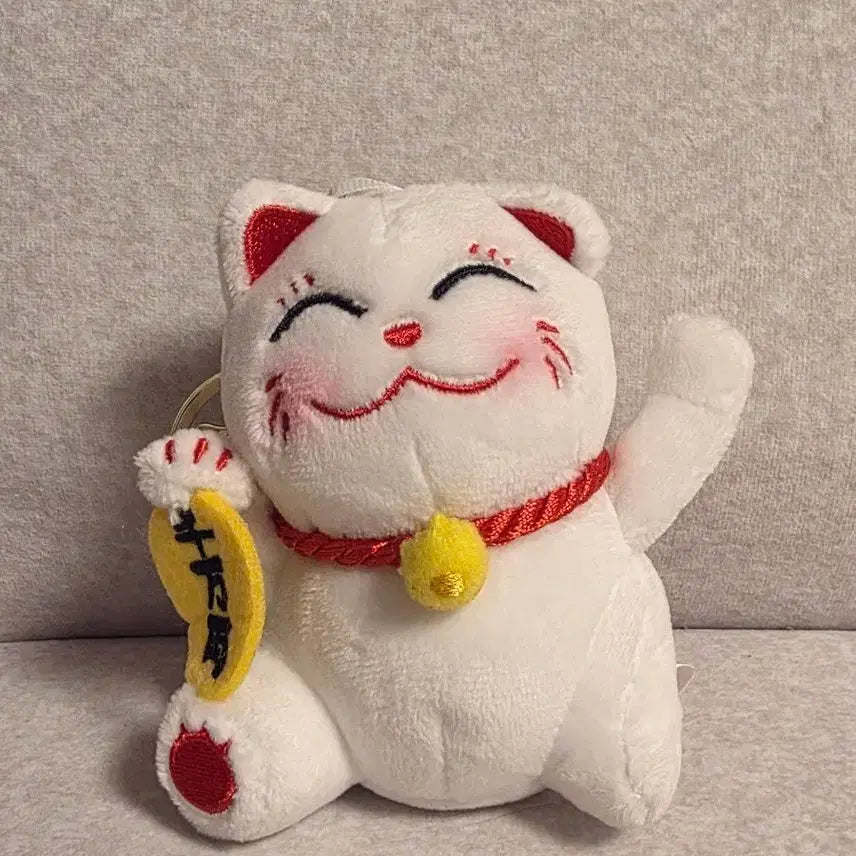 [BUNJANG] X-TOP Maneki-neko Retro Cat Charm Keychain / 새상품) 돈들어오는 키링 X-TOP 마네키네코 복고양이 인형