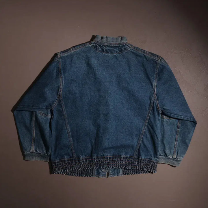 [BUNJANG] Vintage Flight MA-1 Denim Jacket / 빈티지 플라이트 MA-1 데님자켓 C142