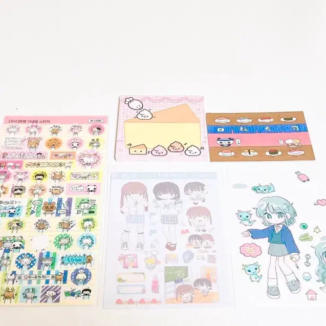 [BUNJANG] Assorted Sticker Bundle - Ppomppom Studio, Dosiof Dream, Monan Bear / 대꾸스티커 일괄/다꾸처분/인물다꾸/뽐뽐스튜디오/도시오브드림/모난베어/다꾸