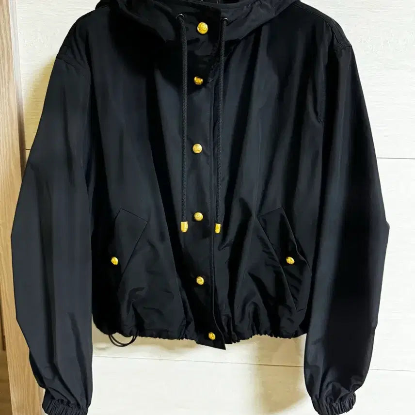 [BUNJANG] Lanvin Drawstring Button Up Hood Jumper / 한섬 랑방 드로우스트링 버튼 업 후드 점퍼 82사이즈