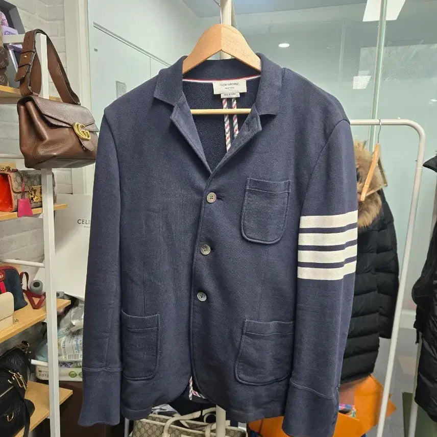 [BUNJANG] Thom Browne Diagonal Stripe Jacket / [특가][정품] 톰브라운 사선완장 자켓