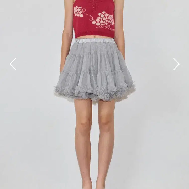 [BUNJANG] Sinoon Tulle Skirt Light Gray / 시눈 튜튜스커트새상품 라이트그레이