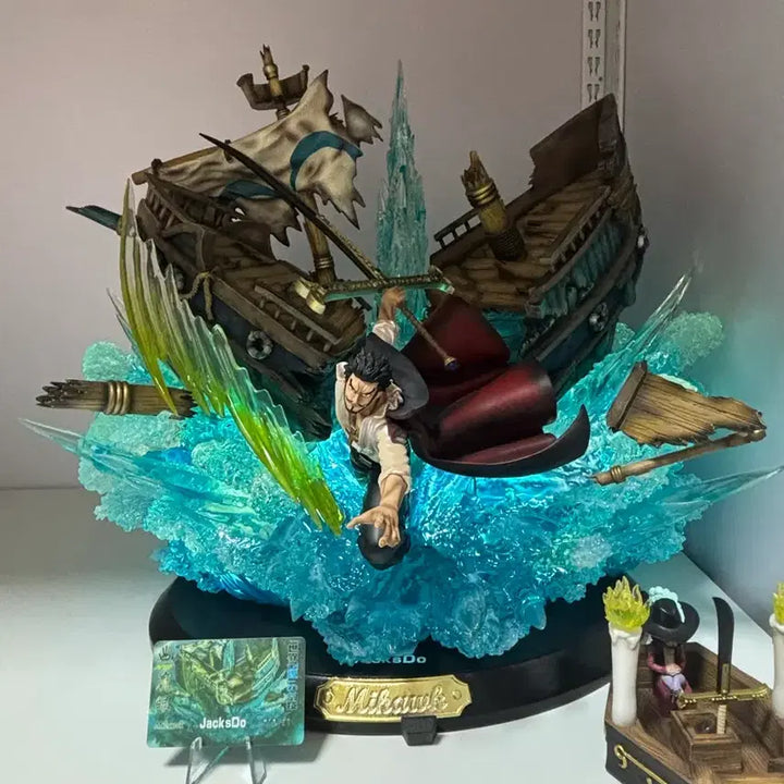 [BUNJANG] Jacksdo VIP Mihawk Figure / 원피스 레진 피규어 잭스두(Jacksdo) vip 미호크