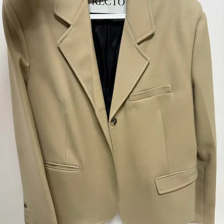 [BUNJANG] RECTO Single Button Wool Jacket / 렉토 싱글버튼 울자켓