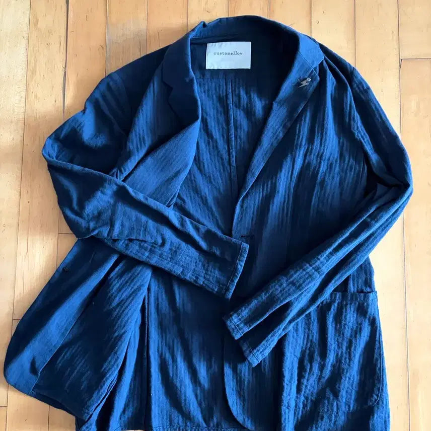 [BUNJANG] Customellow Navy Jacket 100 / 커스텀멜로우 네이비 자켓 100(38/00)