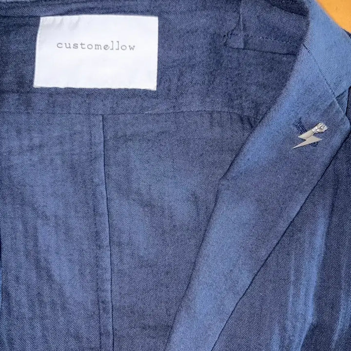 [BUNJANG] Customellow Navy Jacket 100 / 커스텀멜로우 네이비 자켓 100(38/00)