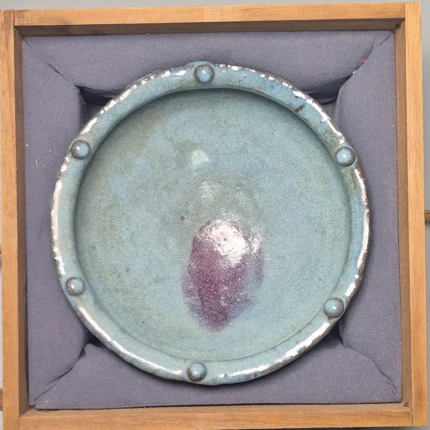 [BUNJANG] Yuan Dynasty Jun Ware Style Celadon Porcelain Vase / 원 균요 고정세 진장 중국도자기 골동품 고미술품 수집품