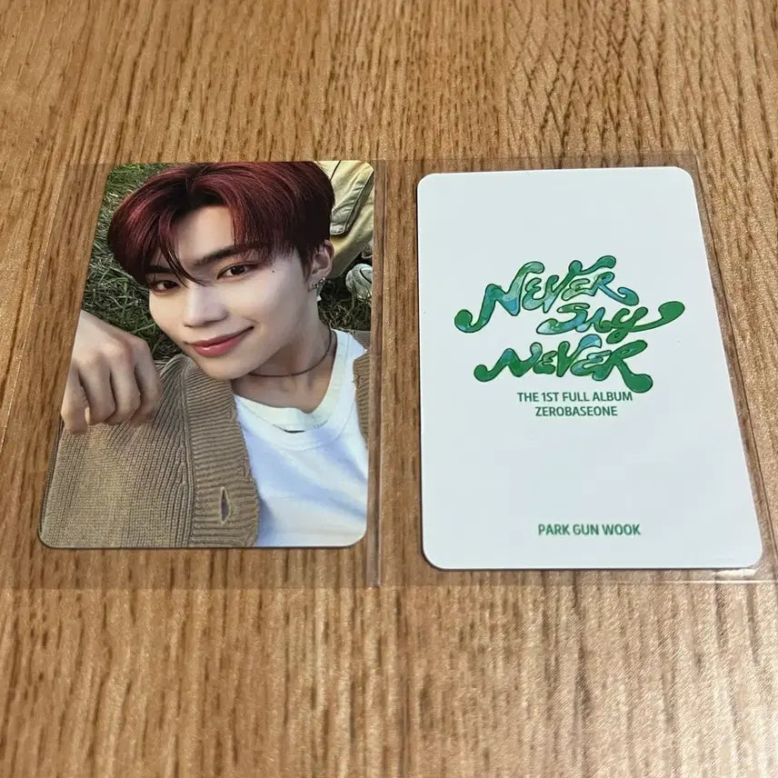 [BUNJANG] ZEROBASEONE Zb1 The 1st Full Album Never Say Never Park Gunwook Photocard / 제로베이스원 제베원 Zero base one 1장