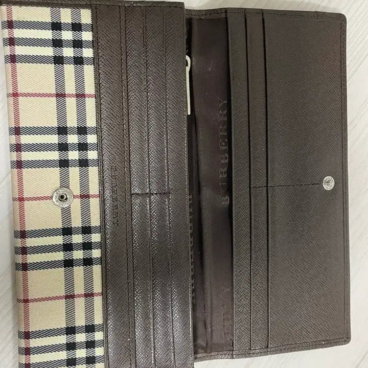 [BUNJANG] Burberry Check Long Wallet / 정품) 버버리 체크 장지갑