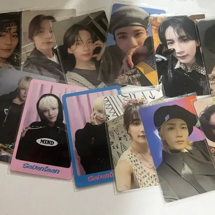 [BUNJANG] Seventeen Jeonghan Carat Ver. Bundle Set Photocard &amp; Name Tag / 일괄 급처 세븐틴 윤정한 포카 캐럿반 일괄 판매 명찰 증사