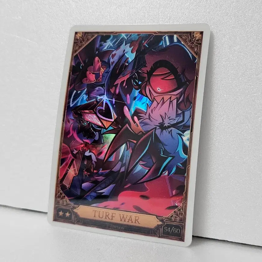 [BUNJANG] Hazbin Hotel Valentino Turf War Trading Card / 해즈빈호텔 TURF WAR 옵티크롬 트레이딩 카드 발렌티노 니프티