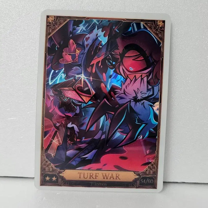 [BUNJANG] Hazbin Hotel Valentino Turf War Trading Card / 해즈빈호텔 TURF WAR 옵티크롬 트레이딩 카드 발렌티노 니프티