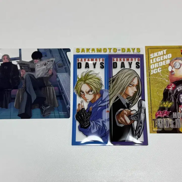 [BUNJANG] Sakamoto Days Triple POB Set / 사카모토데이즈 사카데이 트리플특전 클리어카드, 엽서, 북마크