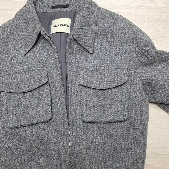 [BUNJANG] In Silence Twisted Wool Blouson - Grey (Size S) / 인사일런스 울 트위스티드 블루종 GREY S