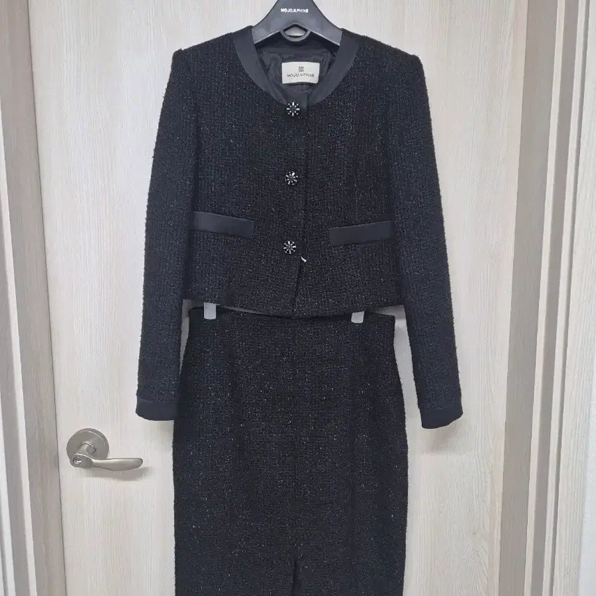 [BUNJANG] MojoSphin Tweed Suit Set / 모조에스핀 트위드 정장세트