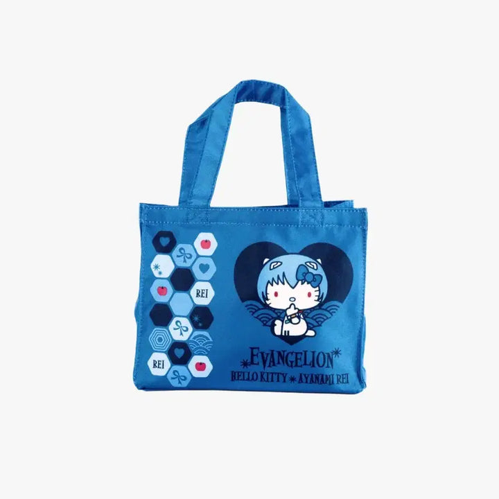 [BUNJANG] Evangelion Rei Kitty Collaboration Tote Bag / 에반게리온 레이 키티 콜라보 토트백 가방