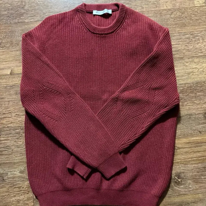 [BUNJANG] Intempo Mood Knit M Wine Sweater / 인템포무드 니트 M