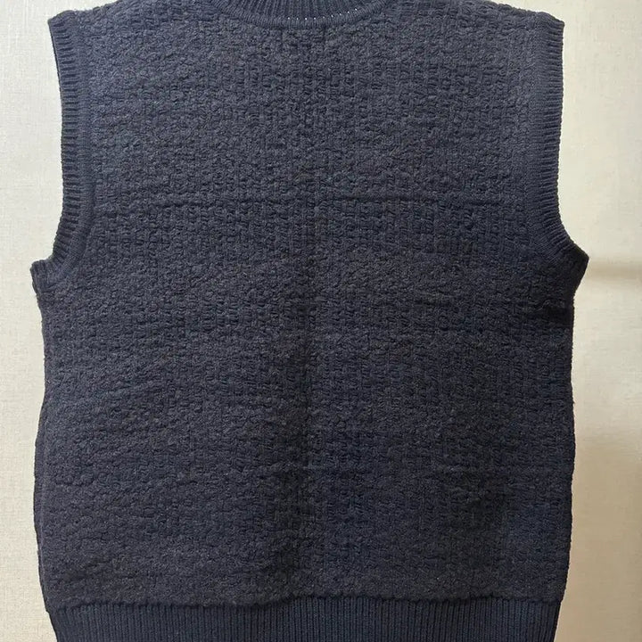 [BUNJANG] e:um V-Neck Knit Vest Navy / e:um 브이넥 니트 조끼 남색
