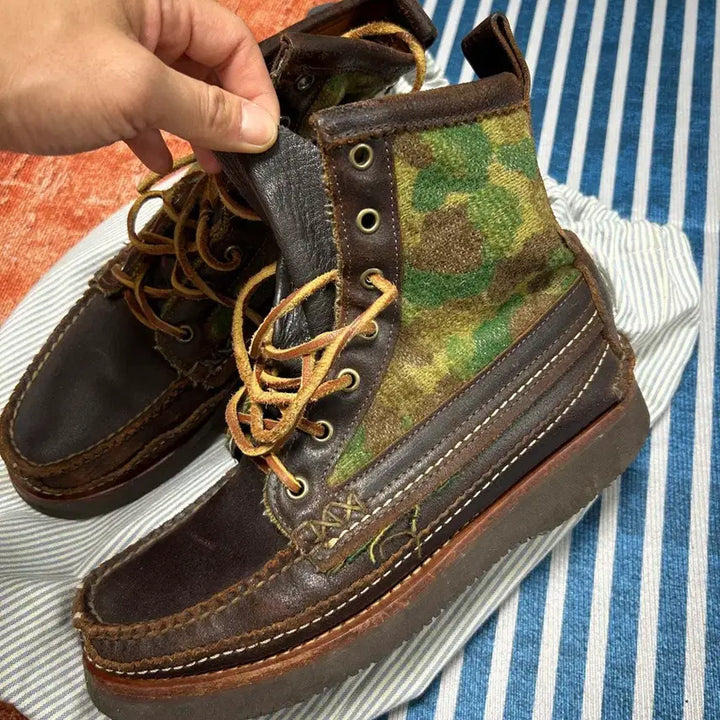 [BUNJANG] Yuketen Main Guide Camo Boots 260 / 유케텐 메인가이드 카모부츠 260