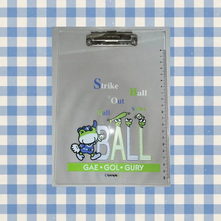 [BUNJANG] Vintage Frog Clipboard / 고전문구 개골구리 클립보드